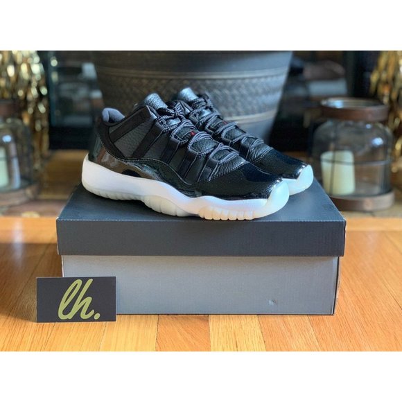 Size 6.5y Air Jordan Retro 11 Low "72-10" - Picture 4 of 5